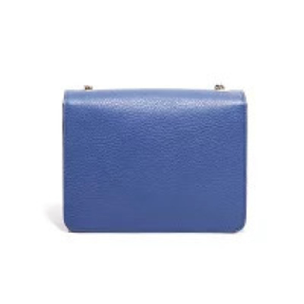 Gucci Interlocking GG Shoulder Bag Leather Blue - Picture 2 of 13